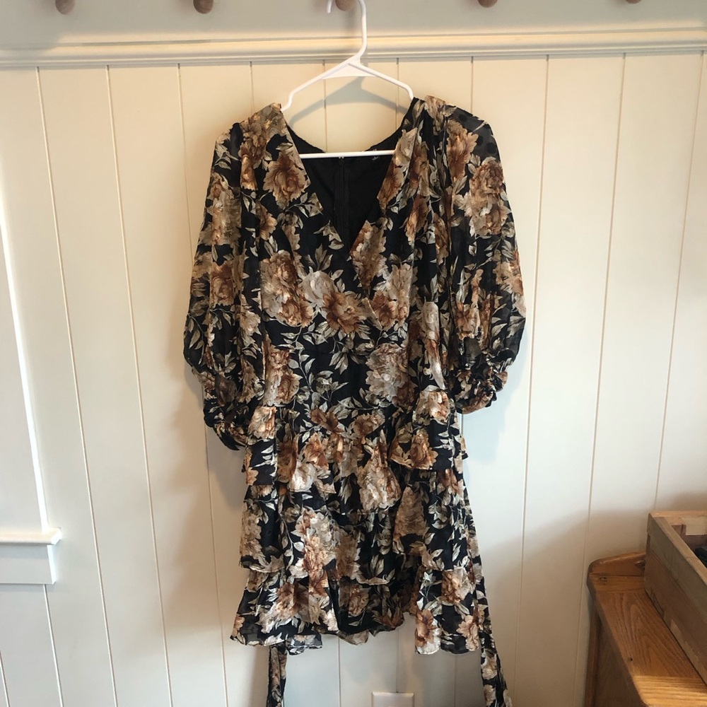 Floral Wrap Dress